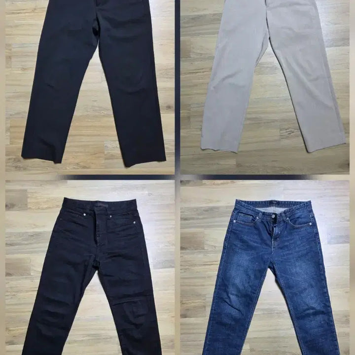 [SOLD OUT] 남성 바지 싸게 처분(드로우핏 슬렉스, PLEC 블랙진, 탑텐 청바지)
