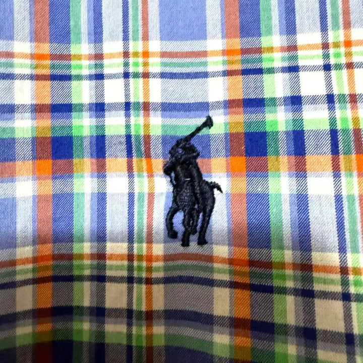 [BUNJANG] Polo Ralph Lauren Checkered Short Sleeve Shirt / [S,90]폴로랄프로렌 체크 반팔 셔츠 남방