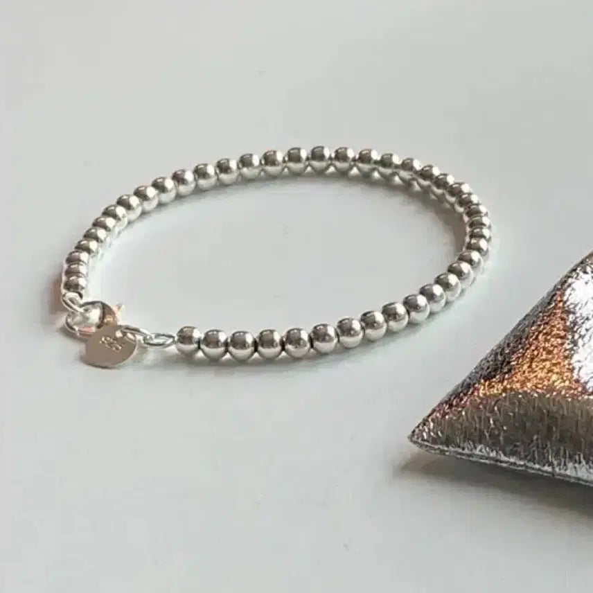 [BUNJANG] Sterling Silver 925 Ball Bracelet (16cm) / 실버925팔찌 새제품 16cm