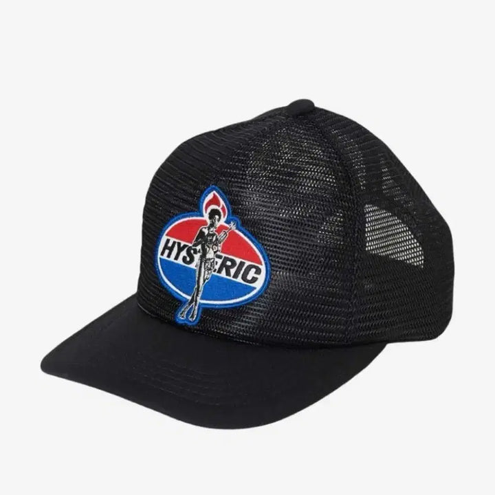 [BUNJANG] Hysteric Glamour Dynamite Angel Patch All Mesh Cap / 히스테릭글래머 다이너마이트 엔젤패치 올 메쉬 캡 블랙