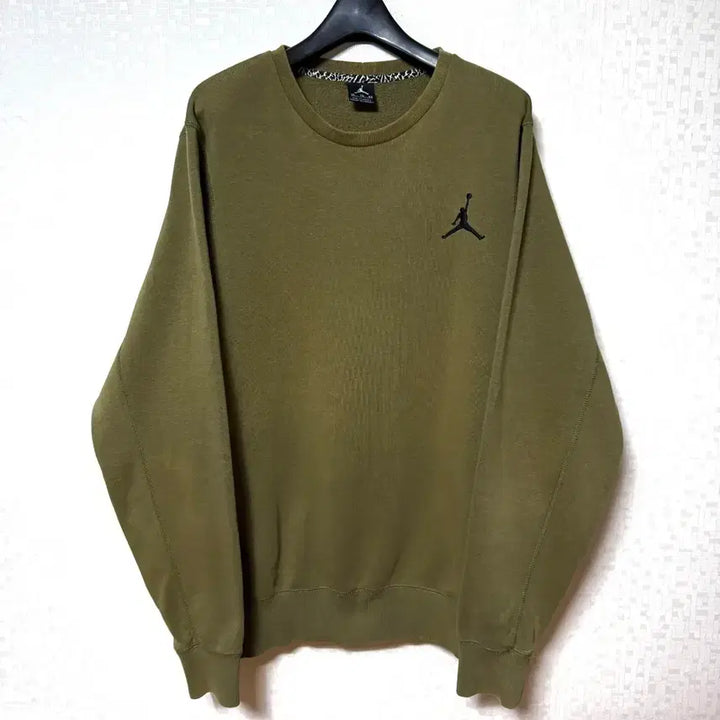 [BUNJANG] Nike Jordan Long Sleeve Sweatshirt Khaki / [XL,105]나이키 조던 맨투맨 긴팔티 카키