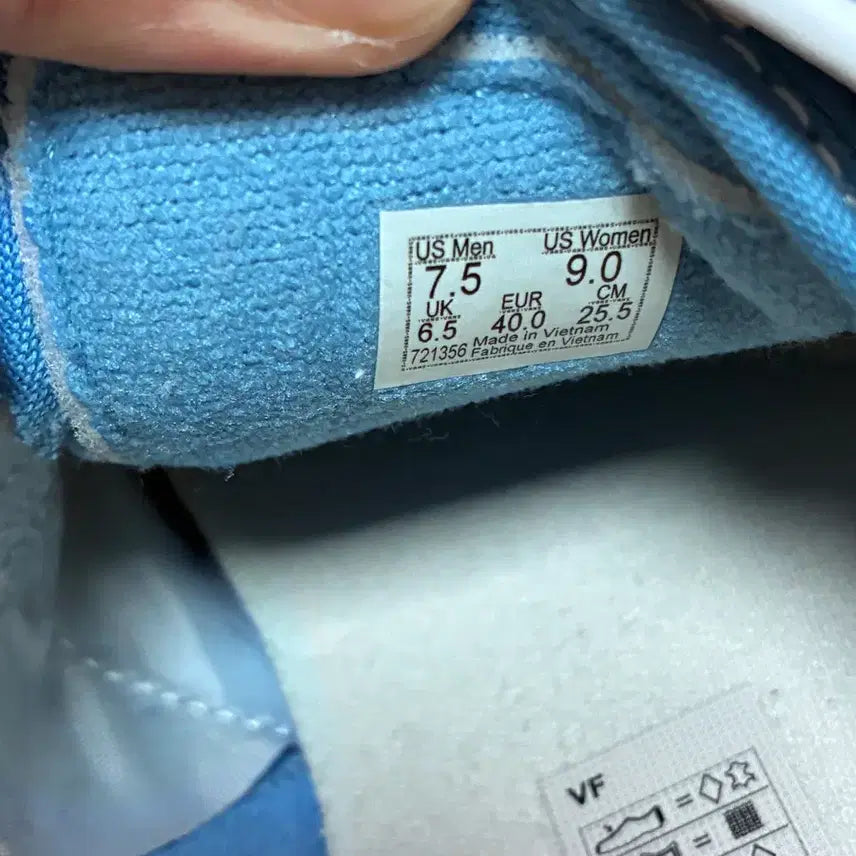 [BUNJANG] Vans Super Low Pro Sky Blue Sneakers / 반스 슈퍼 로우 프로 255 VN000D83E2W