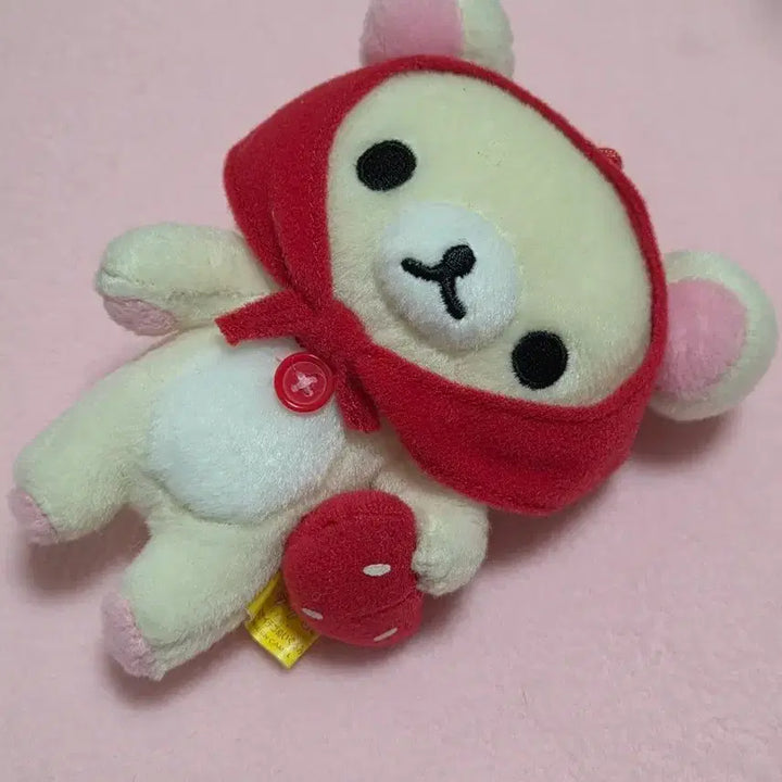 [BUNJANG] Kori RakkuMa Strawberry Plush Doll / 코리락쿠마 딸기 인형