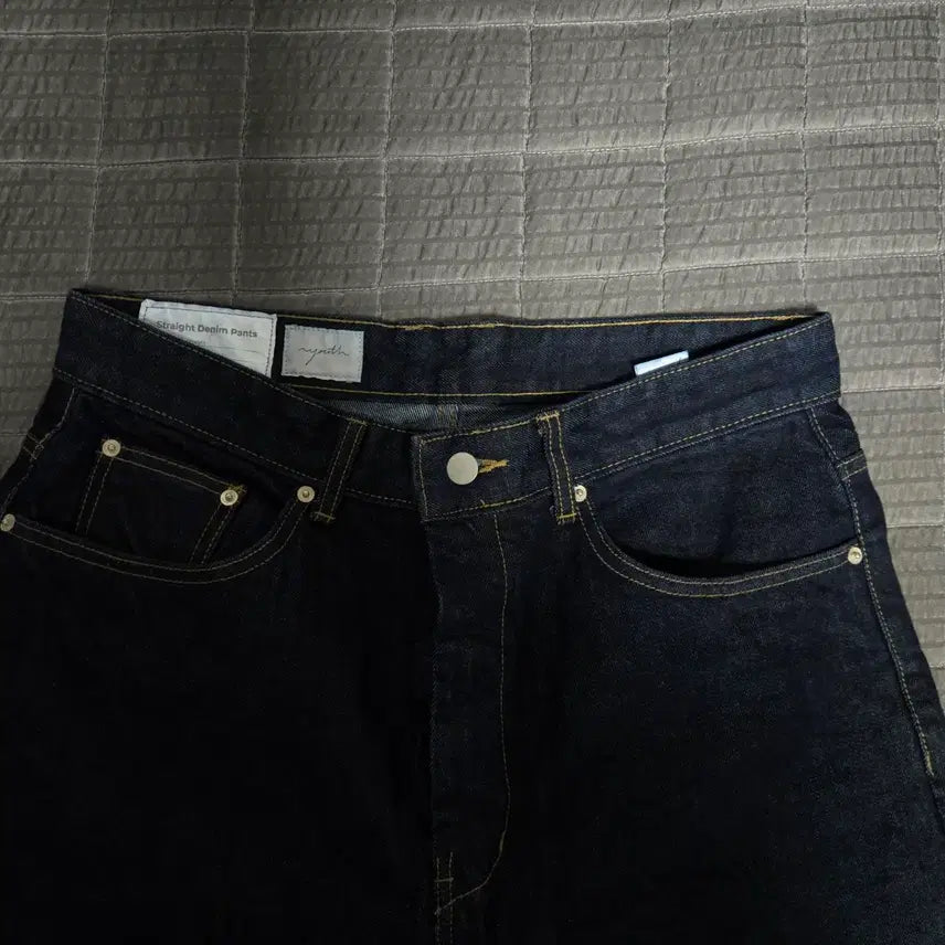 [BUNJANG] Youth Straight Denim Pants One Wash 32 / 유스 스트레이트 데님 팬츠 원워시 L