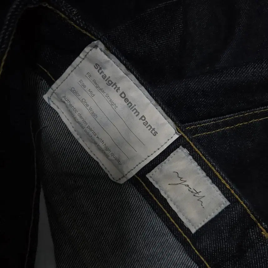 [BUNJANG] Youth Straight Denim Pants One Wash 32 / 유스 스트레이트 데님 팬츠 원워시 L