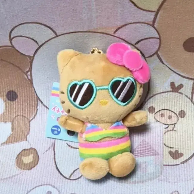 [SOLD OUT] 헬로키티 비치 인형 키링/열쇠고리