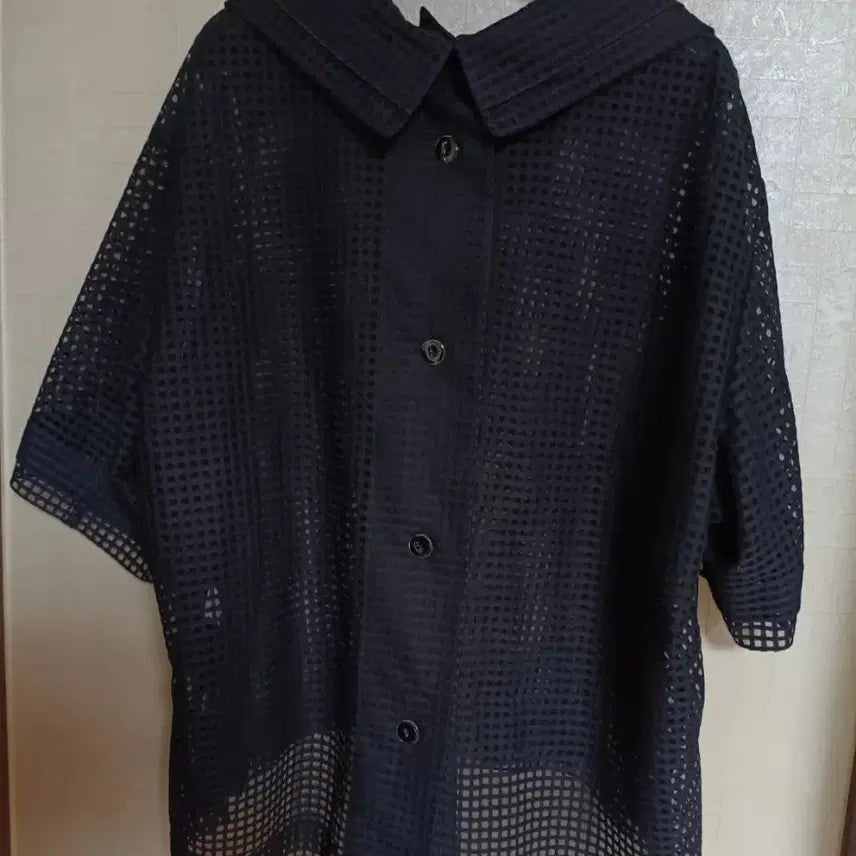 [BUNJANG] System Black See-through Blouse / 새상품)한섬 시스템 블라우스