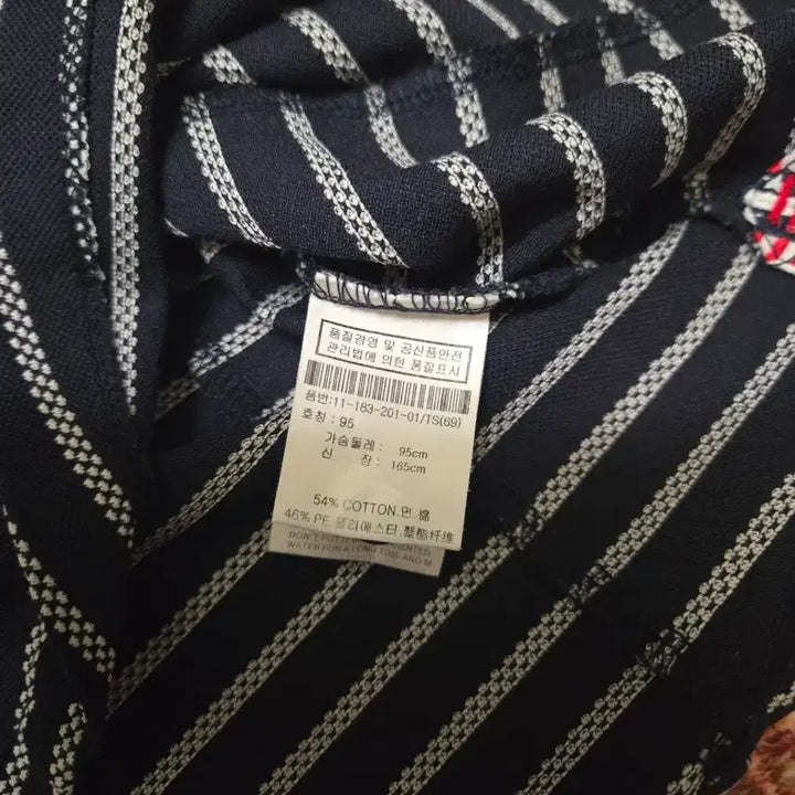 [BUNJANG] Cutter &amp; Buck Striped Polo Shirt (95) / Cutter &amp; Buck 커터앤벅 스트라이프 폴로 반팔 (95)