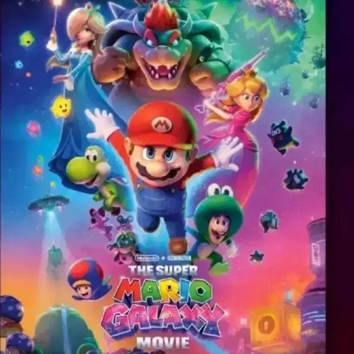 [BUNJANG] Super Mario Galaxy Dolby Cinema Poster / 슈퍼마리오갤럭시 돌비포스터 돌비시네마 메가박스 굿즈 특전