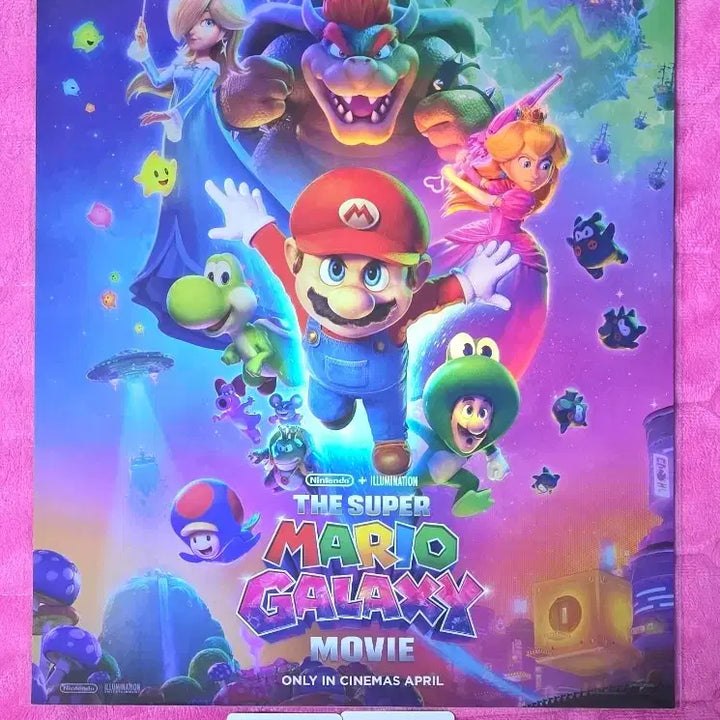 [BUNJANG] Super Mario Galaxy Dolby Cinema Poster / 슈퍼마리오갤럭시 돌비포스터 돌비시네마 메가박스 굿즈 특전