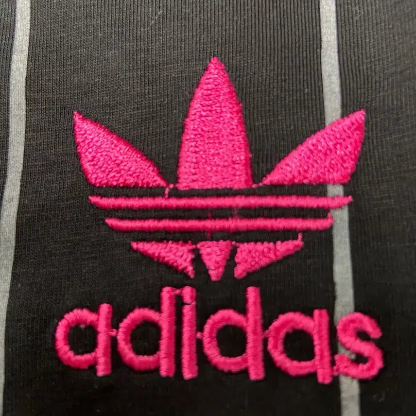 [BUNJANG] Adidas Black/Pink Tracksuit Set M / 아디다스 상하의 세트 블랙/핑크 M
