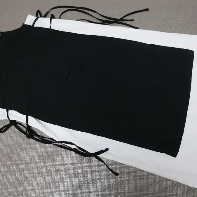 [BUNJANG] Layered Cami Dress - Black / 레이어드 나시 원피스 블랙 새상품