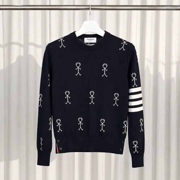 [BUNJANG] Thom Browne Mr. Thom Merino Wool Knit / (1) 톰브라운 사선완장 미스터 톰 메리노 울 니트