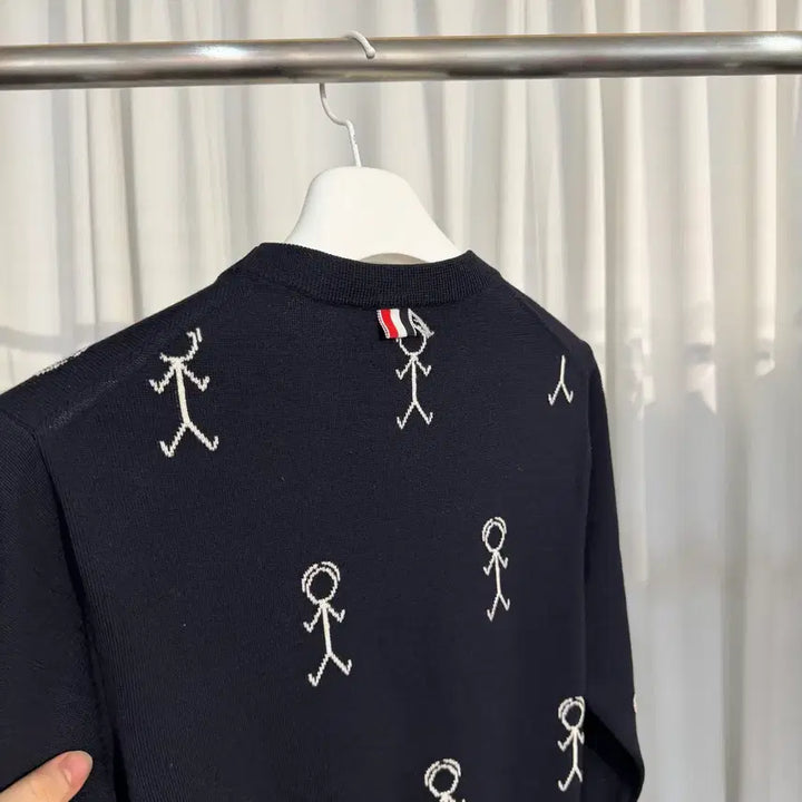 [BUNJANG] Thom Browne Mr. Thom Merino Wool Knit / (1) 톰브라운 사선완장 미스터 톰 메리노 울 니트