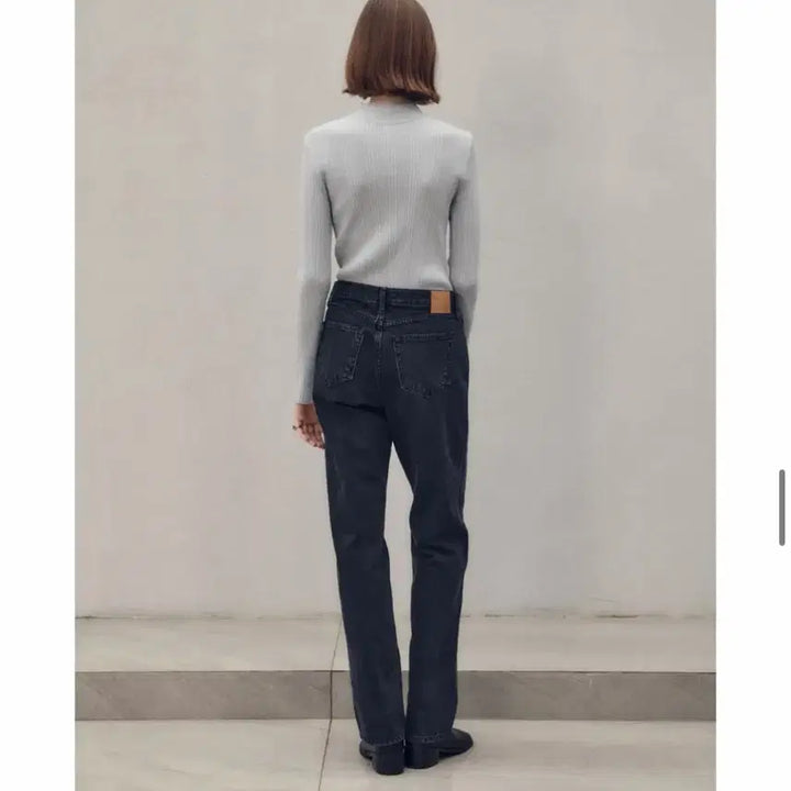 [BUNJANG] Loeuvre Corn Straight Denim Black S / 루에브르 콘 스트레이트 데님 블랙s
