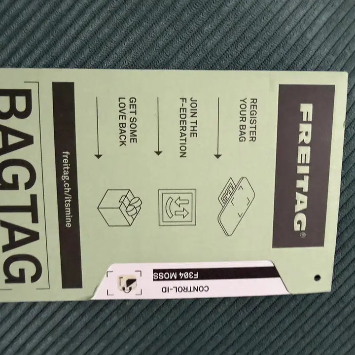 [BUNJANG] Freitag F340 Moss White/Black Messenger Bag / 프라이탁 F340 모스 화이트/블랙