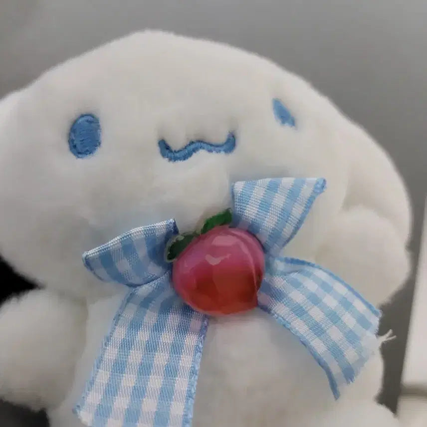 [BUNJANG] Sanrio Cinnamoroll Fruit Ribbon Keyring / (5월까지 할인)산리오 시나모롤 과일 리본 인형 키링