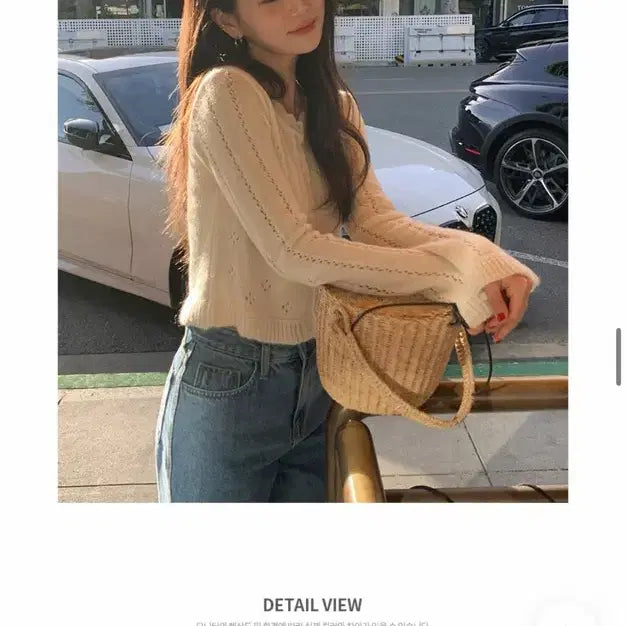 [BUNJANG] Ga-nae-seu-ra Vena Mohair Cardigan / 가내스라 베나모헤어 가디건