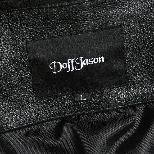 [BUNJANG] Doffjason 천연가죽 라이더자켓 L /JKL_937 / Doffjason 천연가죽 라이더자켓 L /JKL_937