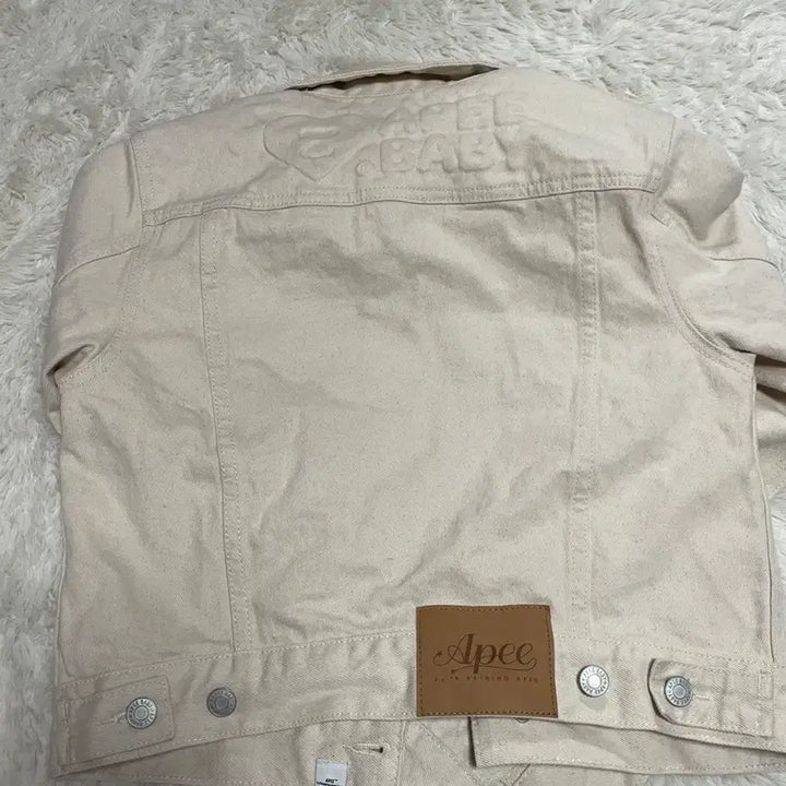 [BUNJANG] APEE Denim Jacket Ivory / APEE 데님자켓 아이보리