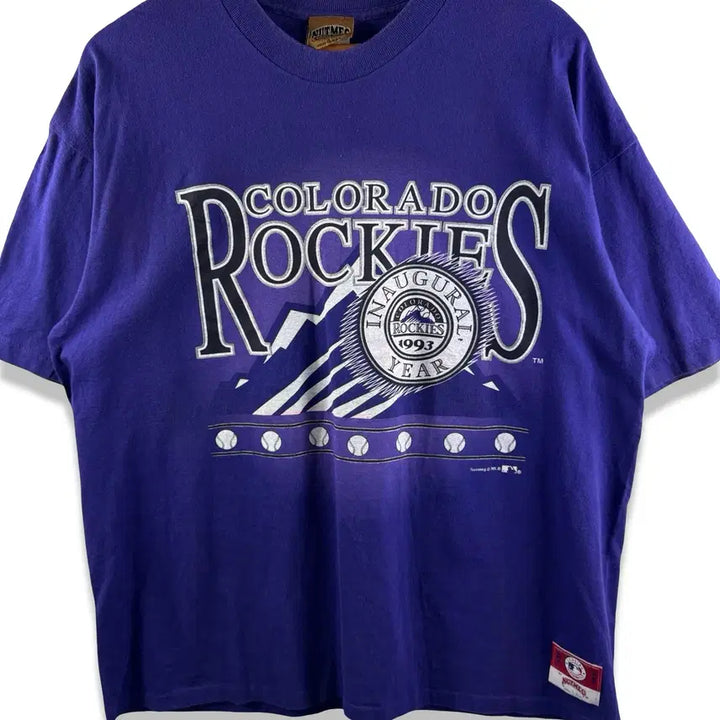 [BUNJANG] 90s Colorado Rockies T-shirt / 90S 콜로라도 로키스 티셔츠3158