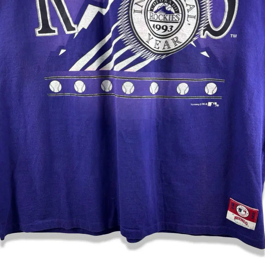 [BUNJANG] 90s Colorado Rockies T-shirt / 90S 콜로라도 로키스 티셔츠3158