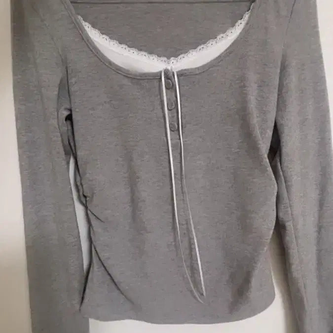 [SOLD OUT] 새상품) 루프 레봄긴팔T (그레이)