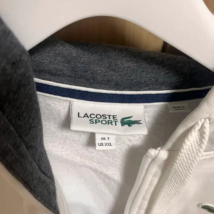 [BUNJANG] Lacoste Sports Hooded Zip-Up / 라코스테 스포츠 후드집업
