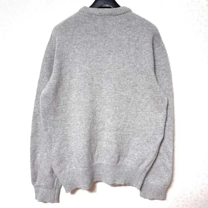 [BUNJANG] Mardi Mercredi Wool Cashmere Big Logo Knit Sweater / [Free]마르디 여성 울 캐시미어 빅로고 니트 스웨터