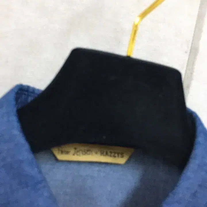 [SOLD OUT] 헤지스 진청 데님 얇은소재 반팔 셔츠 원피스