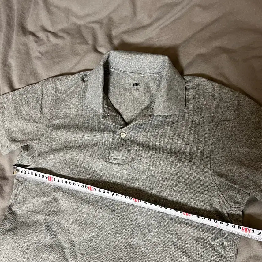 [BUNJANG] Uniqlo PK Polo Shirt Gray M / 유니클로 PK 카라티 그레이 M 새제품