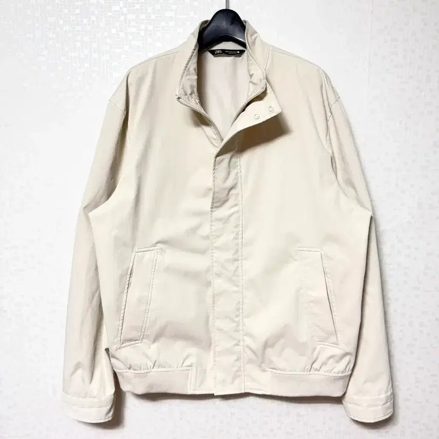 [SOLD OUT] [XL,105]자라 블루종 집업 봄버 자켓 아이보리