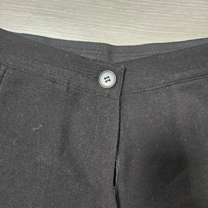 [BUNJANG] GoGoSing Black Wide Winter Slacks / 고고싱 겨울 기모 블랙 와이드 슬랙스