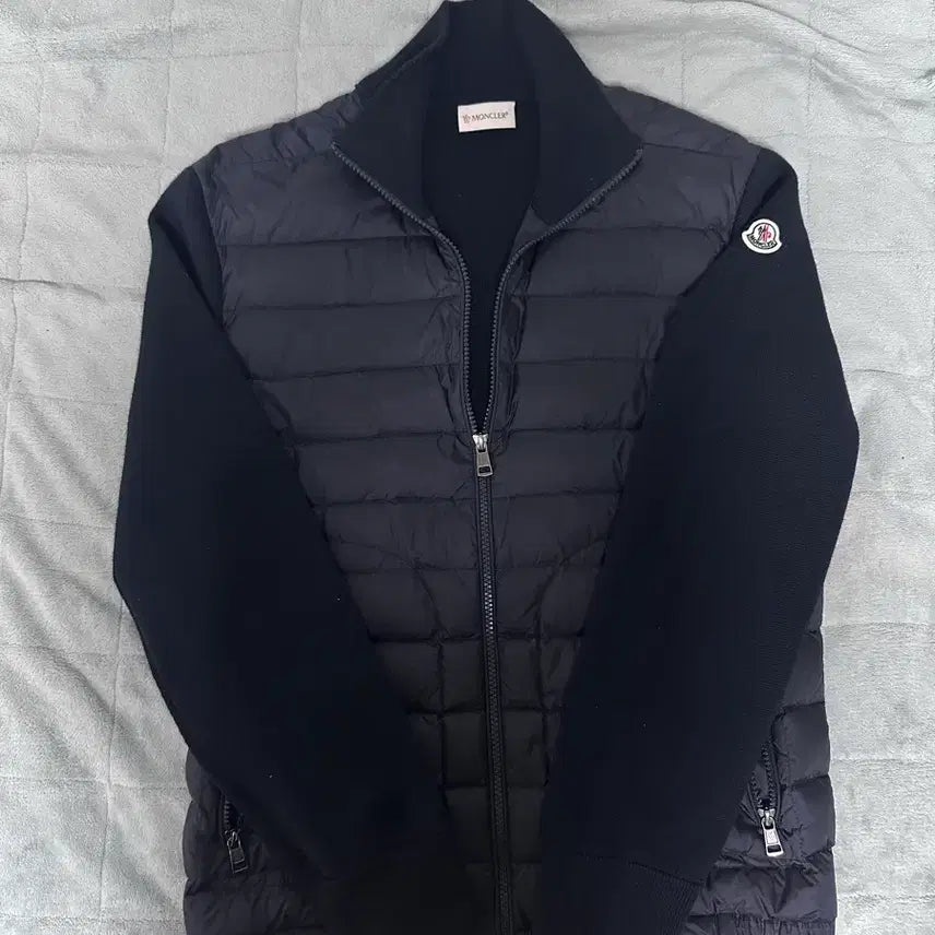 [BUNJANG] Moncler Knit Padded Jacket Navy S / 몽클레어 니트패딩 s사이즈 네이비
