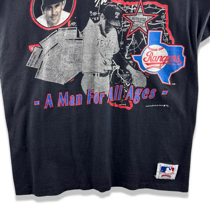[BUNJANG] Nolan Ryan Rangers Vintage T-shirt / 90S Nolan Ryan 레인저스 반팔티3159