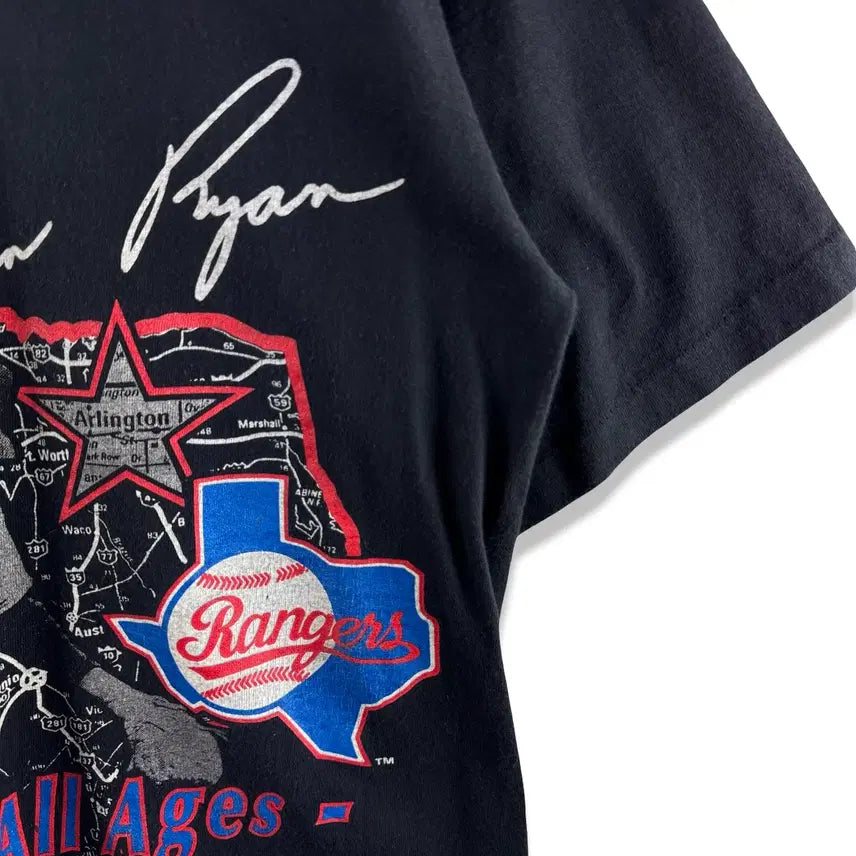 [BUNJANG] Nolan Ryan Rangers Vintage T-shirt / 90S Nolan Ryan 레인저스 반팔티3159