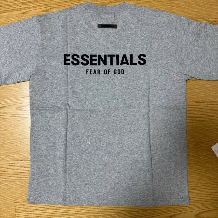 [BUNJANG] Essential Gray M Short Sleeve T-shirt / 에센셜 반팔
