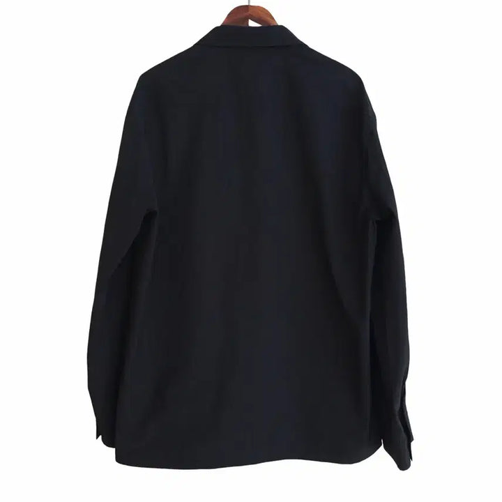 [SOLD OUT] 교신안함)루즈핏 포켓 나일론 셔킷-블랙 b급