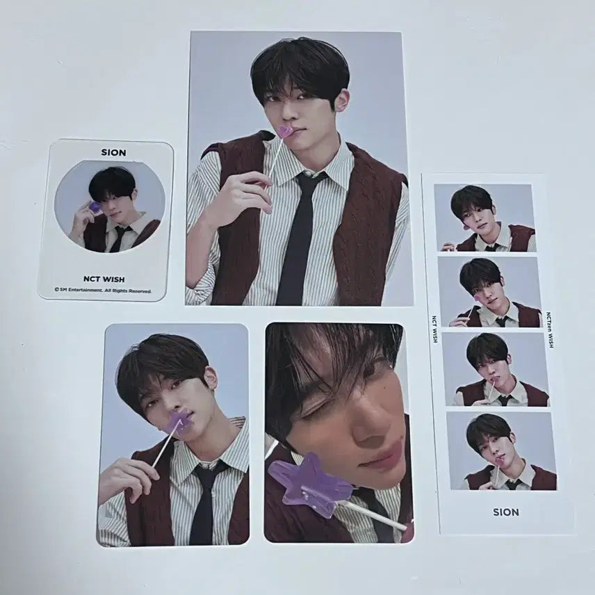 [BUNJANG] NCT WISH Membership Kit Split Set Sion Lucky Draw POB Bundle / 엔시티 위시 시온 미공포+멤버십/엄브로 분철