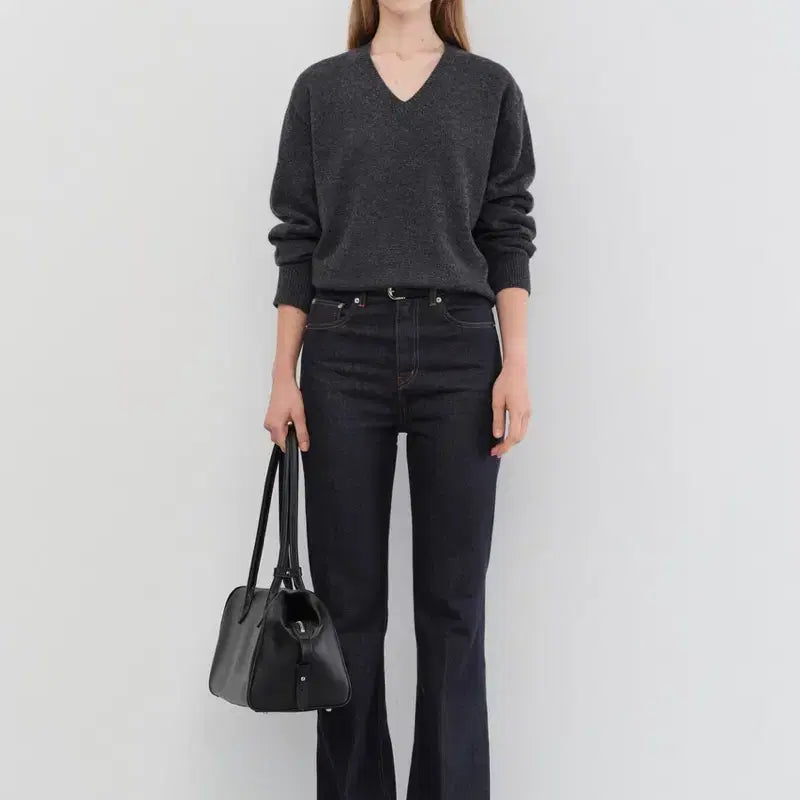 [BUNJANG] Dunst 70S Semi Flared Jeans Raw Blue M / 던스트 70S SEMI FLARED JEANS RAW BLUE M