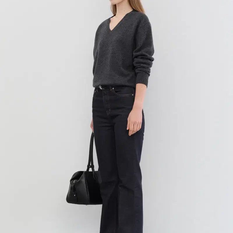 [BUNJANG] Dunst 70S Semi Flared Jeans Raw Blue M / 던스트 70S SEMI FLARED JEANS RAW BLUE M