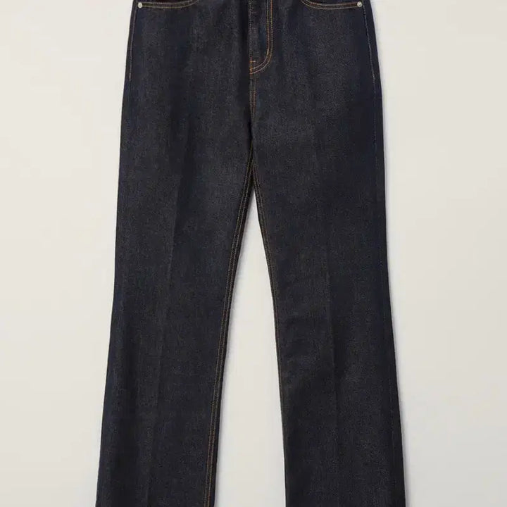 [BUNJANG] Dunst 70S Semi Flared Jeans Raw Blue M / 던스트 70S SEMI FLARED JEANS RAW BLUE M