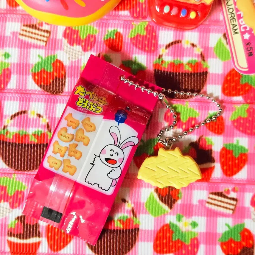 [BUNJANG] Tabe-ko Dobutsu Food Gacha Food Keyring / 타베코도부츠 음식가챠 음식키링