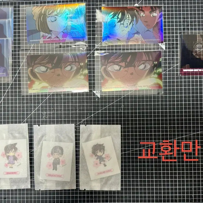 [SOLD OUT] 명탐정코난 팝업 폴라로이드/렌티 홀로그램 포토카드 교환/판매합니다