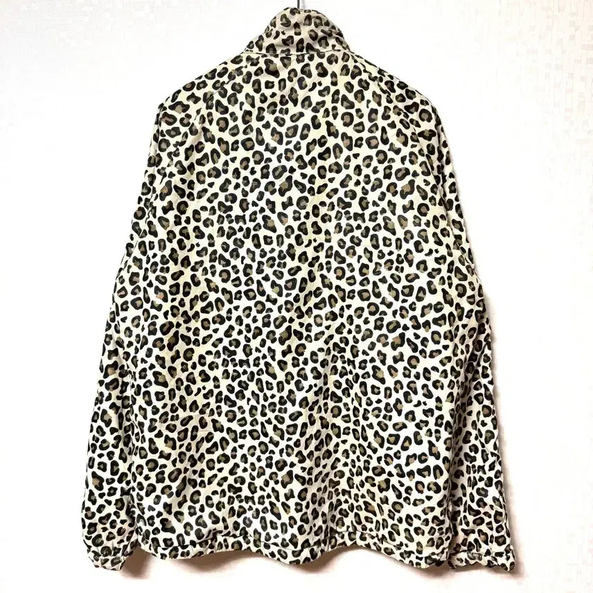[BUNJANG] Adidas Leopard Reversible Windbreaker Jacket / [XL,105]아디다스 레오파드 삼선 바람막이 자켓 리버시블