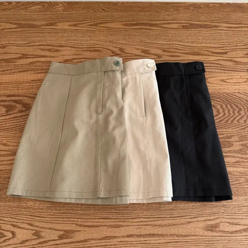 [BUNJANG] Basic Mini Skirt / 봄 뒷밴딩 기본 미니 스커트 출근룩 오피스룩 하객룩 에이블리 지그재그