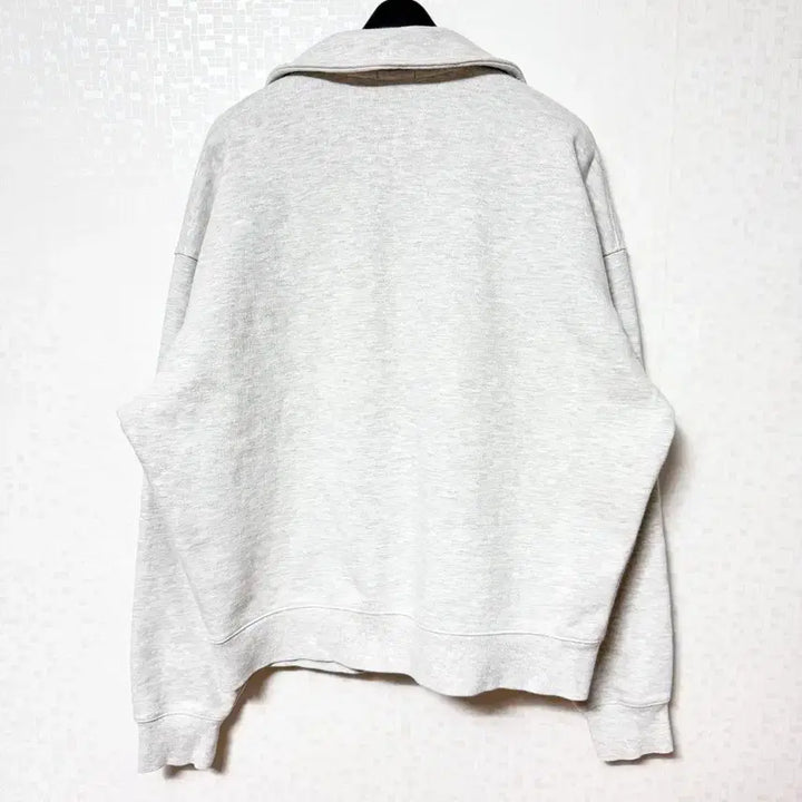[BUNJANG] Lee Small Logo Half-Zip Sweatshirt / [S,90]Lee 스몰로고 반집업 맨투맨 오버핏