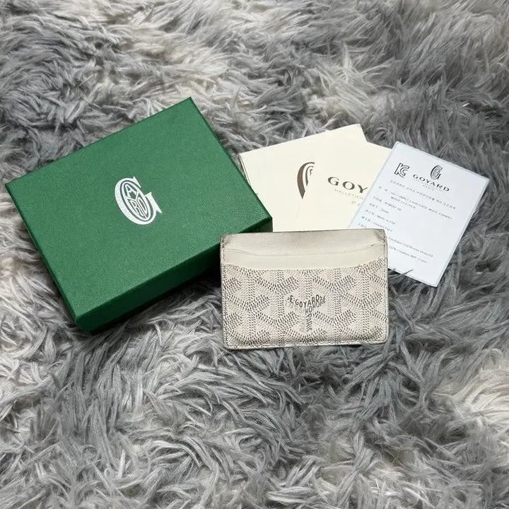 [BUNJANG] Goyard Saint Sulpice Card Wallet White / 고야드 생쉴피스 카드지갑 화이트