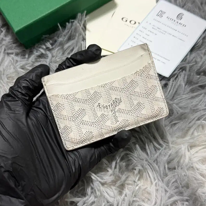 [BUNJANG] Goyard Saint Sulpice Card Wallet White / 고야드 생쉴피스 카드지갑 화이트