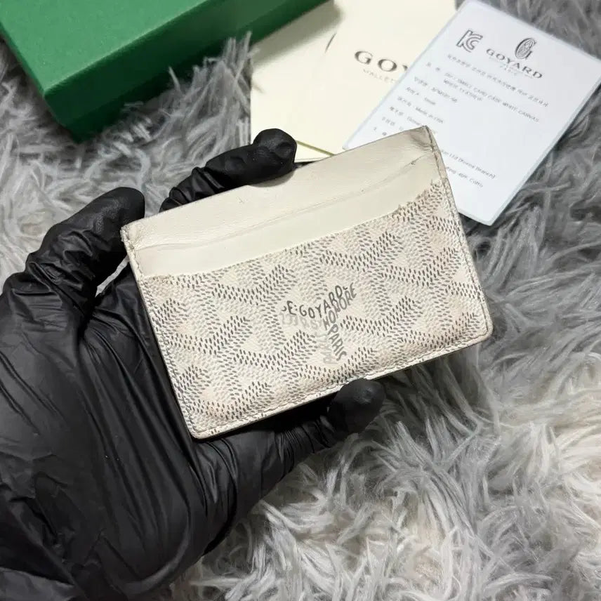 [BUNJANG] Goyard Saint Sulpice Card Wallet White / 고야드 생쉴피스 카드지갑 화이트